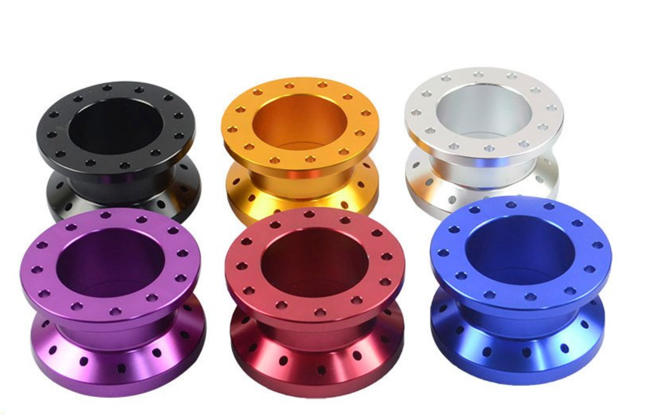 Steering Wheel Heightening Device/Extension 12 Holes Adaptor 5CM Purple