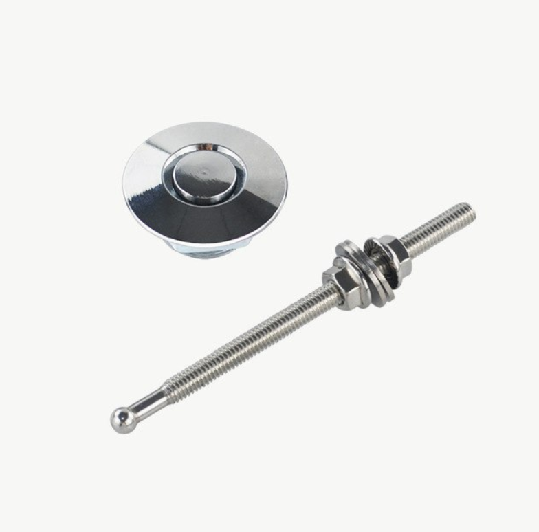 Push Button Billet Hood Pins Lock Clip Kit Car Quick Pins For BMW 1.25" Universal JDM Style Silver