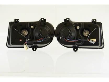 Head Lights for Mercedes S Class 98-05 Lamp w/ Light Bar & LED Indication (Halogen Type Only)