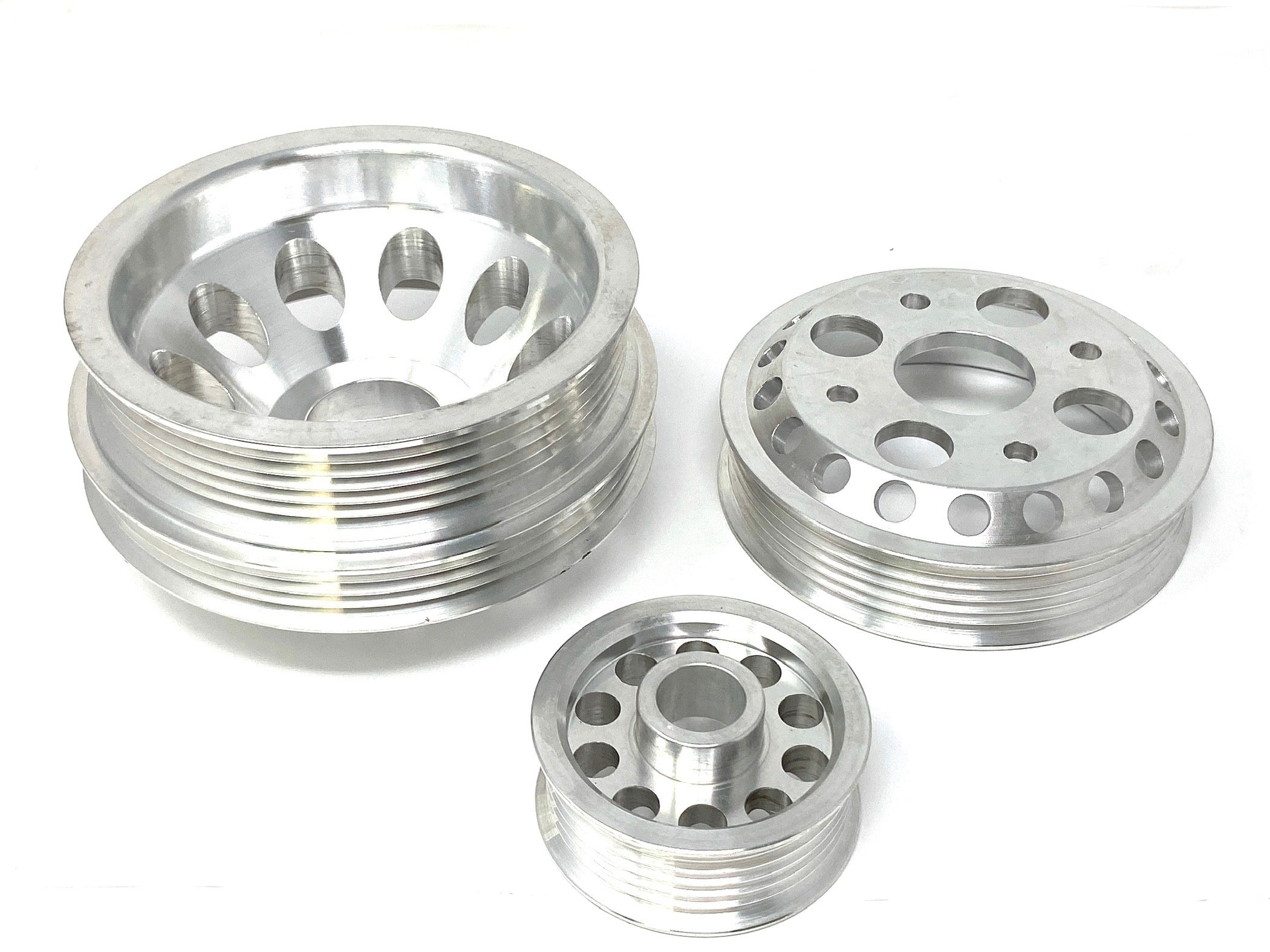 Lightweight Engine Pulley Set for Infiniti G35 02-06 VQ35DE Crank PS Alt