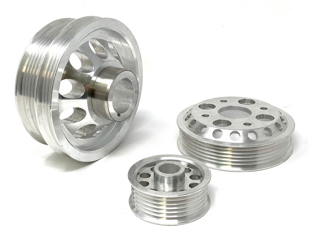 Lightweight Engine Pulley Set for Nissan 350Z 02-06 VQ35DE Crank PS Alt