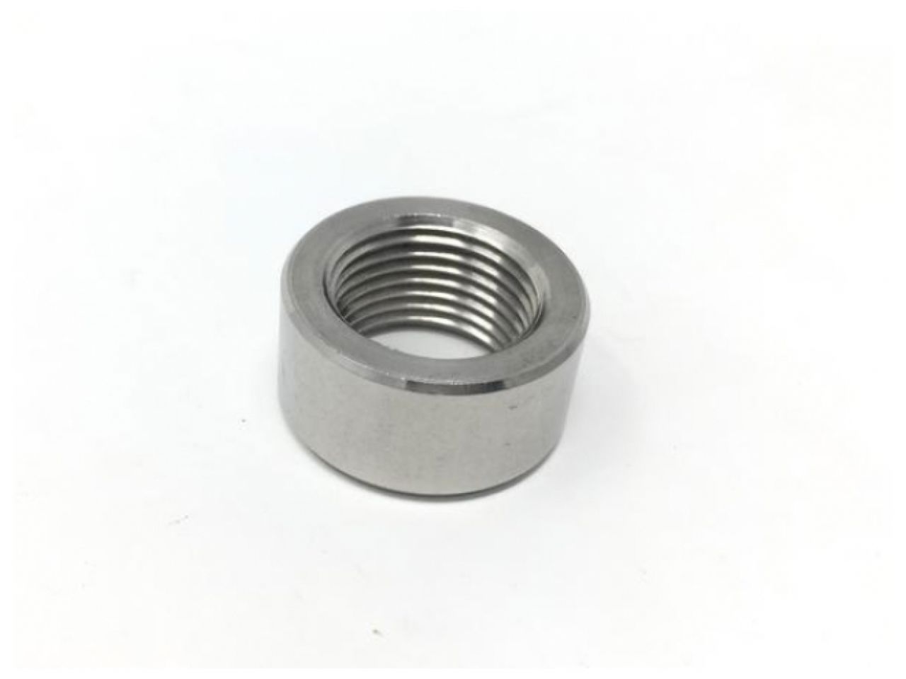 Flat Weldable O2 Sensor Bung M18 x 1.5 - Stainless - Straight